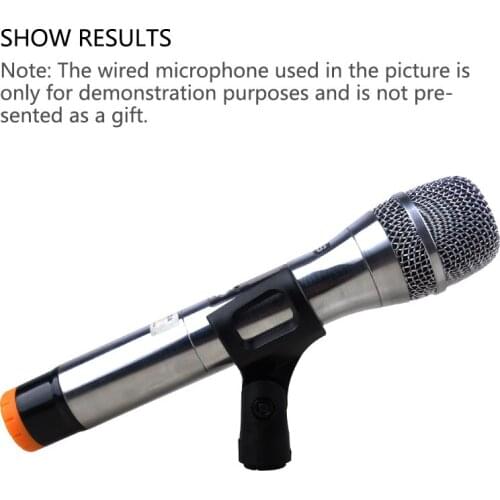 Plastic Microphone Clip - Large Barrel Style Universal Microphone Clip Holder for Stand with 5/8" Male to 3/8" Female Adapter