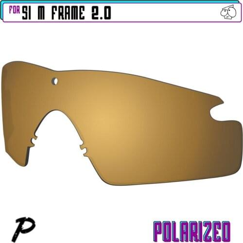 EZReplace Polarized Replacement Lenses for - Oakley Si M Frame 2.0 Sunglasses - Gunmetal P