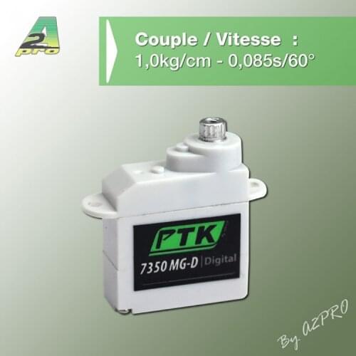 PTK 7350 MG-D 5.5g Metal teeth digital steering gear fixed wing EPP aircraft F3P fancy 3D machine