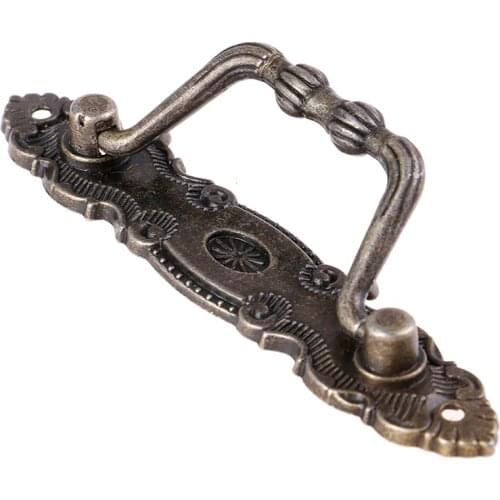 1pc Antique Bronze Furniture Handle Zinc Alloy Drawer Door for Dresser Drawer Cabinet Cabinet Cupboard Handle Furniture Knobs