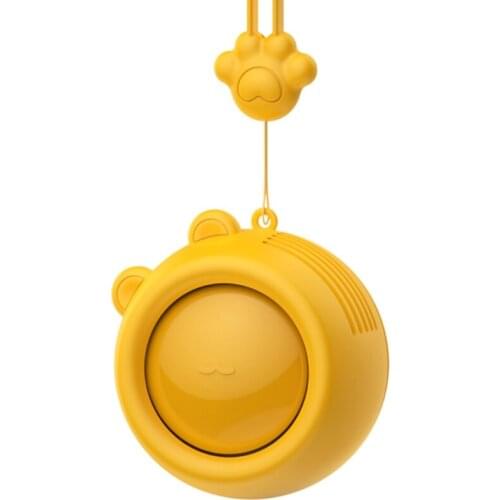 Hand Free Portable Personal Fan-rechargeable Mini USB Neck Fan,3 Level Air Flow Small Wearable Air Conditioner Neck Fan