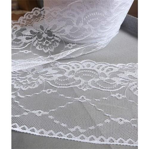 Width 132mm 10 yards 7color Embroidered Lace Trim fabric Garment ribbon headband wedding party decoration gift DIY Accessories