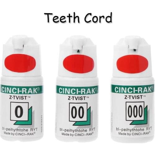 2M Dental Thread Disposable Gingival Retraction Cord Green Knitted Cotton Gum Line Dentist Material 1 Bottle Size 0 00 000