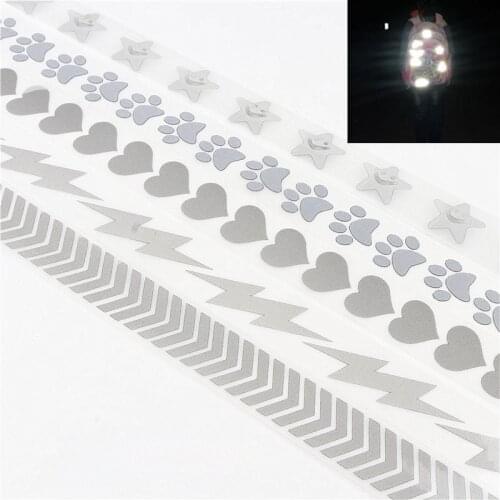 2.5X100CM Reflective Sticker Hot Stamping Foil Heat Transfered Vinyl Film for Garment DIY Iron on Fabric Tapes Crafts