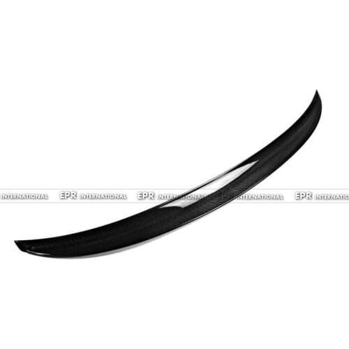 For BMW F32 F33 Carbon Fiber Performance Style Rear Spoiler Glossy Fibre Finish Trunk Wing Kit Racing Trim Car-Styling