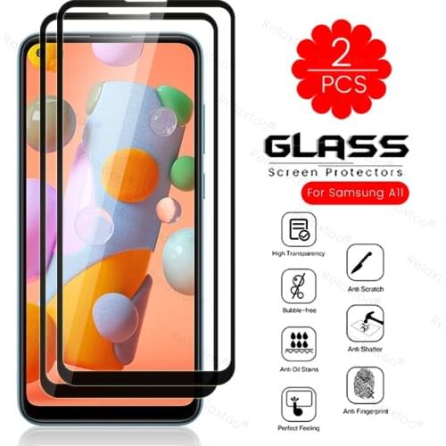 2PCS Tempered Glass For Samsung Galaxy A11 A 11 11A 2020 SM-A115F/DS 6.4'' 9H Premium Screen Protector Guard Film Cover