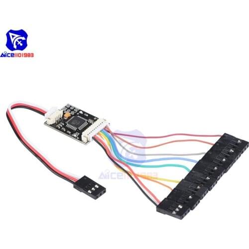 PPM Encoder 8 Channel with 10 Pin Input & 4 Pin Output Cable for Pixhawk/PPZ/MK/MWC/Pirate RC Receiver Flight Control