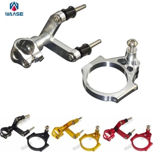 Motorcycle CNC Aluminium Steering Stabilizer Damper Mounting Bracket For DUCATI 848 2008 2009 2010 (Not for 848 EVO Models)