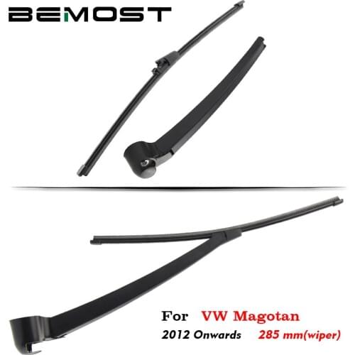 BEMOST Auto Car Rear Windscreen Wiper Arm Blade Rubber For Volkswagen Magotan 285MM Hatchback 2012 2013 2014 2015 2016 2017 2018