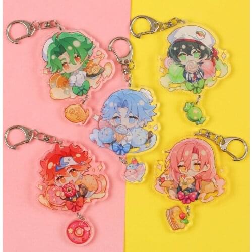 Anime SK8 The Infinity Keychains Cosplay Miya Langa Reki Cherry Blossom Adam Key Rings Pendants Jewerly Props Accessories Gift