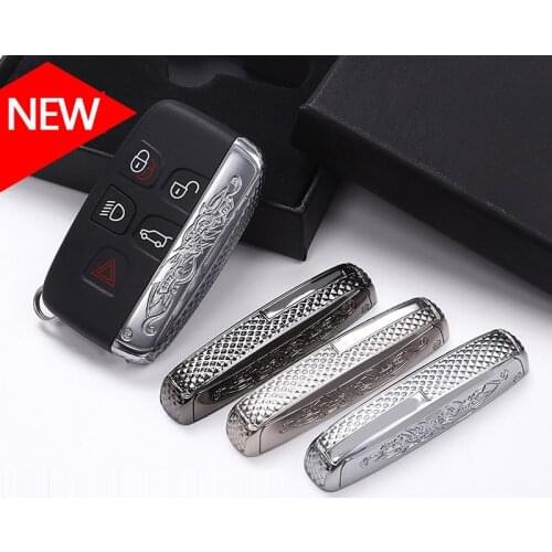 For Land Rover Discovery 5 LR 4 For Range Rover Autobiography Velar Sport Vogue Chrome Unique Design 5 Button Key Case Shell