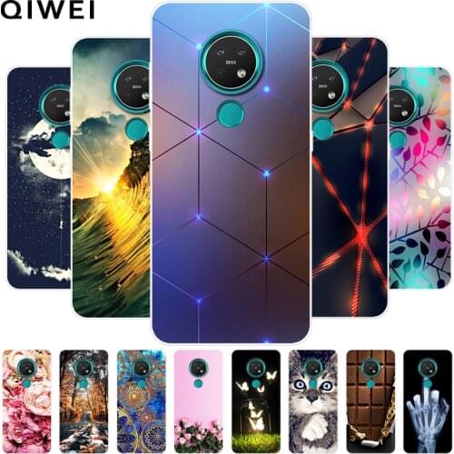 For Nokia 6.2 Case Cute Soft TPU Back Cover For Nokia 7.2 nokia7.2 Phone Cases silicon bumper Coque For Nokia6.2 nokia2.3 2.3