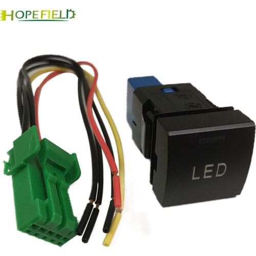 Car LED Switch Button For Toyota Camry Corolla RAV4 2018 2019 2020 For Land Cruiser Prado 150 Series Altis 2020