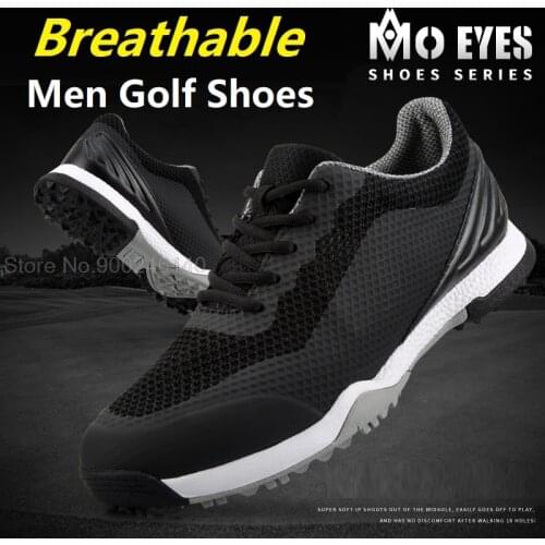 PGM Waterproof Sneakers Mens Golf Shoes Breathable Fitness Training Golf Shoe Non-slip Ultra-light Mesh Sneakers