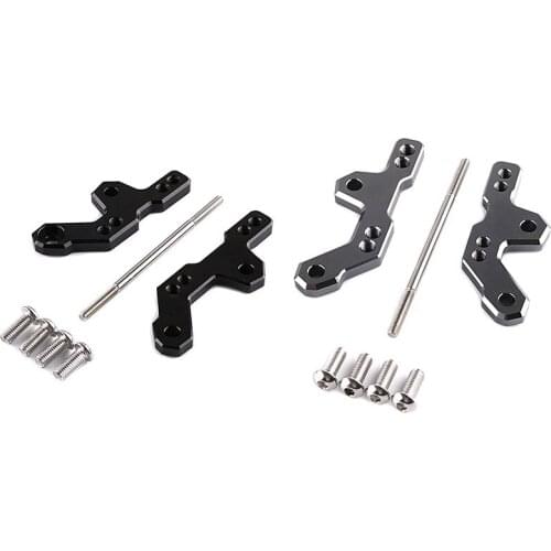 Motorcycle Aluminum Alloy Accessories Foot Pegs Rear Rearset Base For Kawasaki Ninja 250 300 Zx-300R Z250 Z300