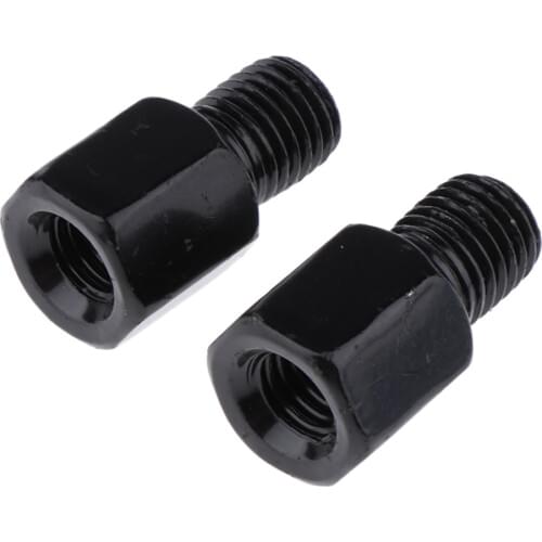 Motorcycle Mirror Adapters - RH 8mm to 10mm Counterclockwise Threaded