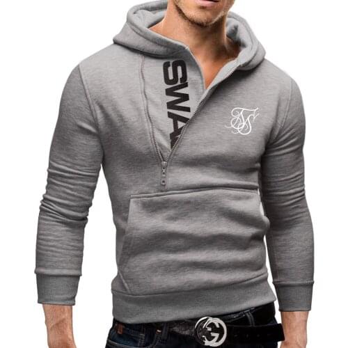 SikSilk 2021 Latest Casual Sports Hooded Mens Sweater Hoodie Mens Long-Sleeved Jacket Zipper Track Field Sportswear +4