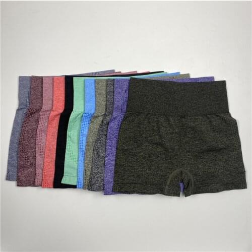 2021 Newest Vital Seamless Fitness Yoga Shorts High Waist Workout Shorts Scrunch Butt Sport Shorts Women Gym Running Leggings