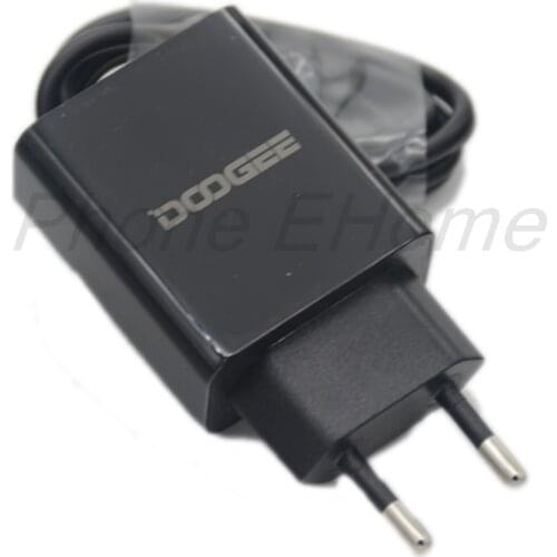 Original New Doogee BL5000 S60 AC Adaptor Fast Charger 3.0 Original Travel Charger EU Plug Adapter +USB Cable DC 5V 7V 9V12V 2A