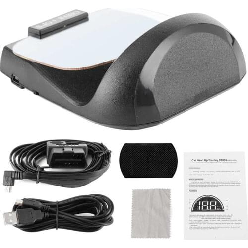 Instrument panel auto accessories Universal Car Head Up Display High Definition HUD Monitor GPS OBD Dual System