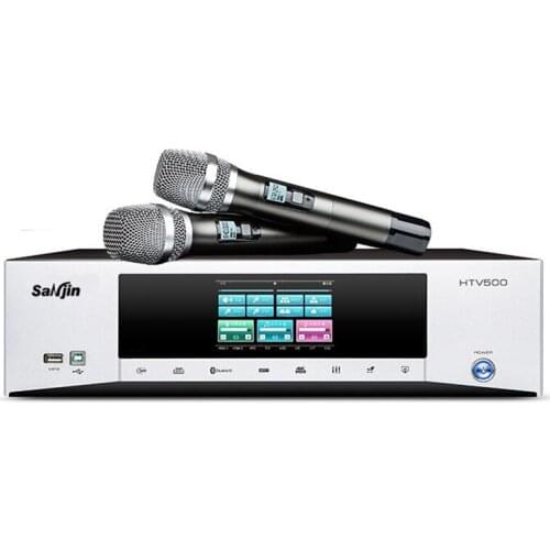 Professional 3 in 1 amplifier karaoke professional digital mixer touch H class with microphone