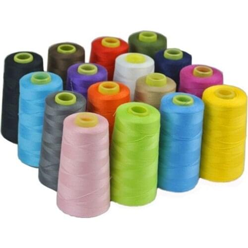 3000 Yards Overlocking Sewing Machine Industrial Polyester Thread DIY Homemade Craft Tools AX-2011
