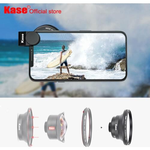Kase Master 12mm Wide-angle Lens with 67mm AGC MCUV / CPL / ND / GND Filter For Smartphone