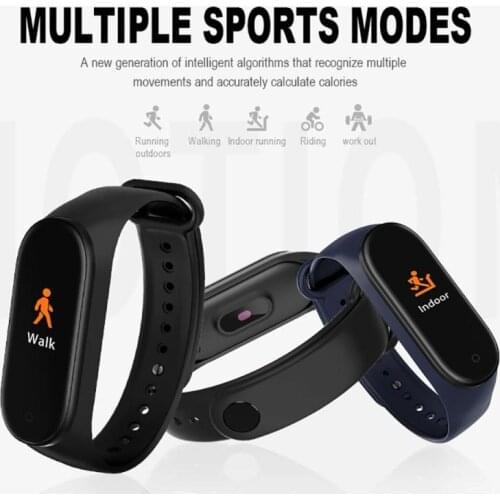 Smart Bracelet Pedometer Smart Fitness Watch Heart Rate Monitor Sport Health Bracelet Walk Step Counter Tracker Smart Watch
