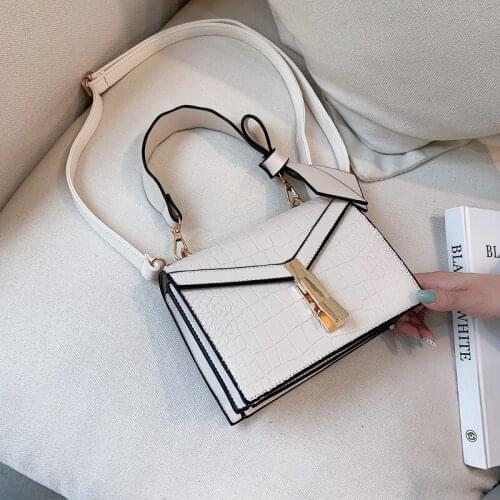 Crossbody Bags for Women 2021 PU Leather Stone Pattern Shoulder Bag Textured Fashion Handbag Luxury Designer Bags Sac Femme Luxe