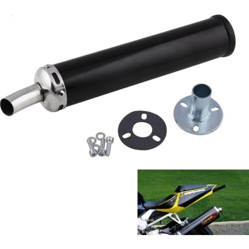 Universal metal 20MM Motorcycle Racing Exhaust Muffler Silence Silencer 2 Stroke Motorcycle Exhaust Pipe Muffler