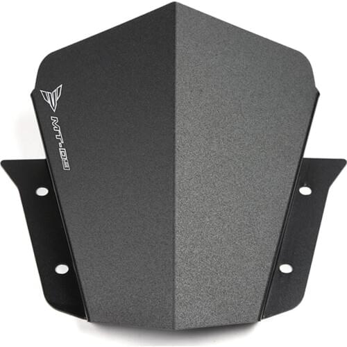 For Yamaha MT-09 MT09 2014-2017 Motorcycle Upper Headlight Top Mount Cover Panel Fairing Windshield Windscreen Wind Fit