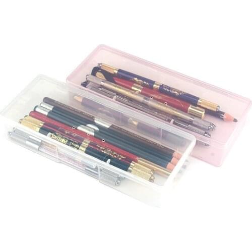 1pc Tattoo Blade needle Storage Box Manual Embroidery Microblading Pen Rectangle Organizer Display Container