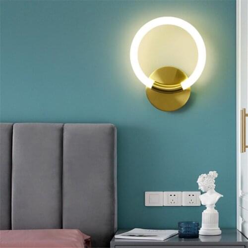 1PCS LED Wall Light Outdoor Waterproof Modern Bedroom Reading Light Porch Garden Wall Lamp & Indoor Bedroom Bedside Decoration