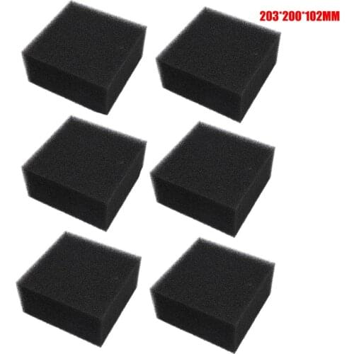2 / 4 / 6 pcs Fuel Cell Foam 8x8x4" Inch For Gas Gasoline E85 Alcohol Safety Black