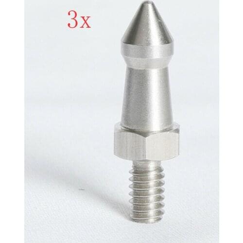 3pcs 1/4" Screw Camera Feet Spikes or 3pcs 3/8" Screw Camera Feet Spikes or 3pcs M8 Screw Stand Base for Tripod Monopod Benro