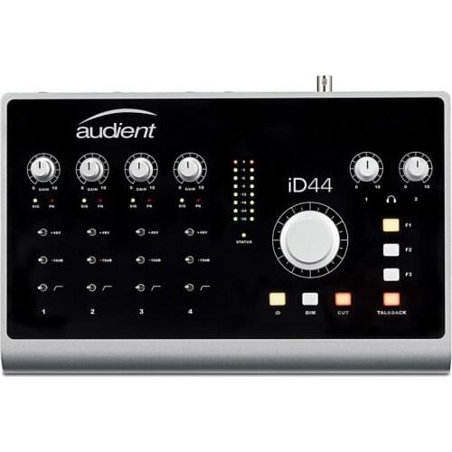 Audient iD44 Professional Studio Live Recording Guitar JFET D.I USB AD-DA Audio Interface Sound card