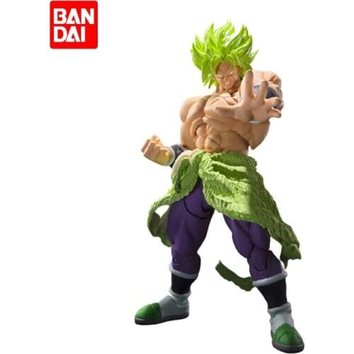 Bandai SHF Dragon Ball Figure Model Doll Super Theater Edition Broli Super Saiyan Decorations Childrens Gifts Best Gift