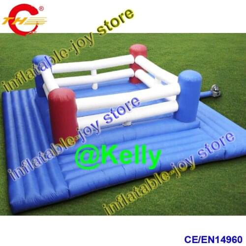 Free door shipping cheap inflatable wrestling game for sale, durable inflatable boxing ring, big inflatable boxing sport game