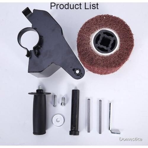 Electric Angle Grinder Polishing Attachment Accessories Metal Steel Wood Sander M10/M14 Metal+Nylon Burnishing Machines