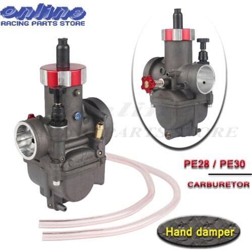 PE28 PE30 Super performance Racing Carburetor 28mm 30mm hand damper For KEIHI motorbike Moped Scooter Dirt Bike ATV Quad
