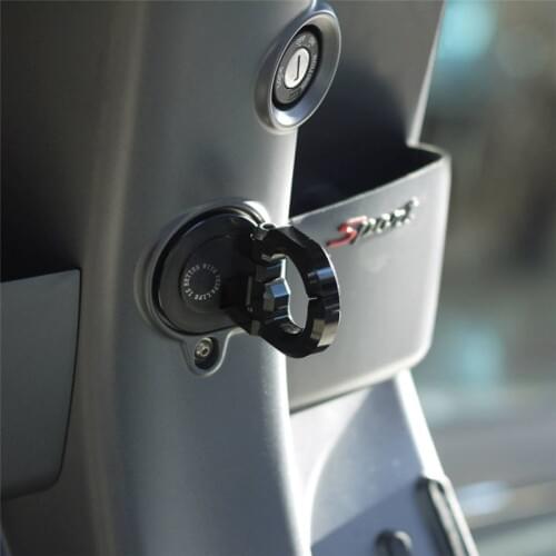 KODASKIN Storage Hook Crotchet for Vespa Model GTS300 GTS GTV LX LT Black