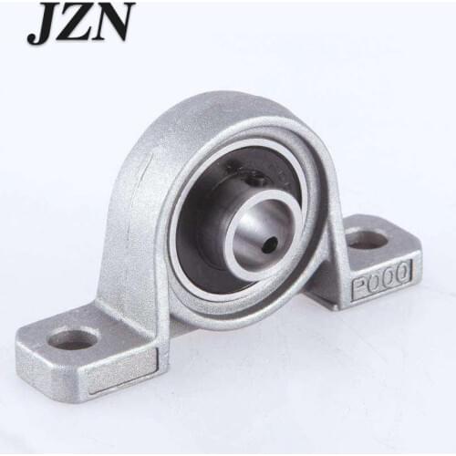 2Pcs Zinc Alloy Ball Bearing Housing Pillow Block Shaft Support KP004 KP005 KP006 KP007 Bearing pedestal Seat