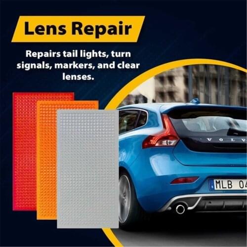 New Products Set Of Van Car Tail Light Unit Broken Glass Repair Set Tapes Repair Film Kit Household Items Small Items