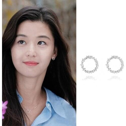 Korean Version of Retro Circle Earrings For Women Punk Geometric Earrings 2021 New Trendy Jewelry
