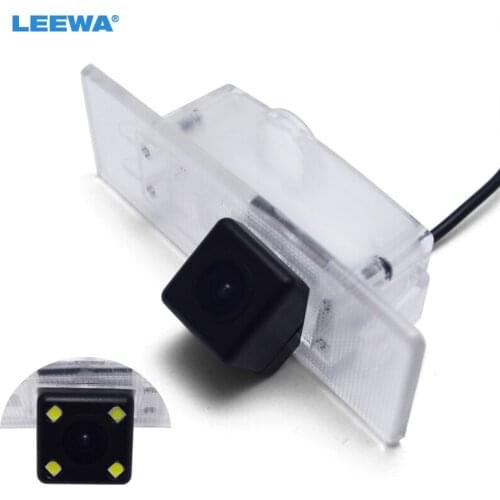 LEEWA Car Auto HD Reverse Parking Back Up Camera for KIA K5 K4 KX5 KIA OPTIMA Lotze 4LED Rearview Camera #CA4811/CA4035
