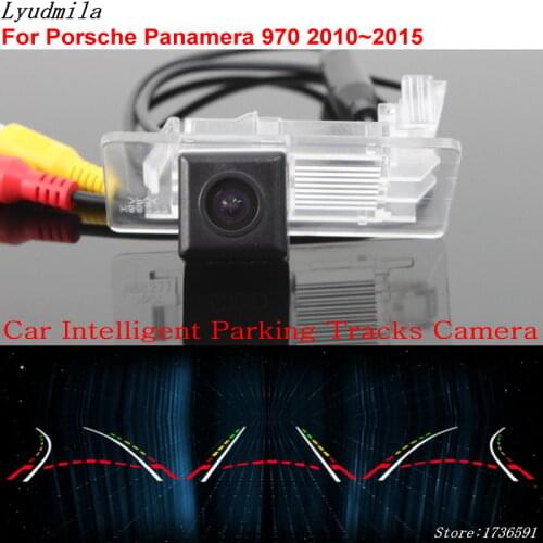 Lyudmila Car Intelligent Parking Tracks Camera FOR Porsche Panamera 970 2010~2015 / Reverse Camera Rear View Camera
