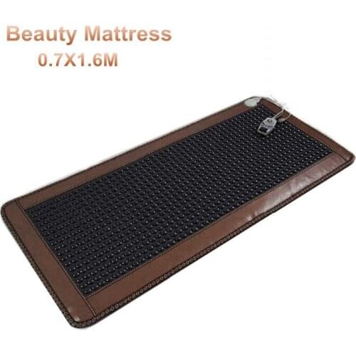 Jade mattress thermal massage mattress bamboo carbon fiber cushion jade mattress electric heated tourmaline stone cushion