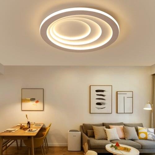 New Modern LED Ceiling Lights for bedroom Living room lights lustre de plafond luminaire Round Ceiling lamp for home lighting