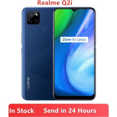 Original New Realme Q2i 5G Mobile Phone 4GB 128GB Dimensity 720 Octa Core 6.5'' Fullscreen 5000mAh Battery 13MP Triple Camera