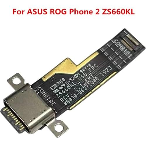 Original Usb Board Charger Port Dock Charging Micro USB Slot Parts For ASUS ROG Phone 2 Phone2 PhoneⅡ ZS660KL Phone